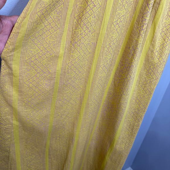 Cleobella Melani Shoulder-Tie Organic Cotton Ankle Midi Dress Beach Vacation XS - Picture 7 of 11